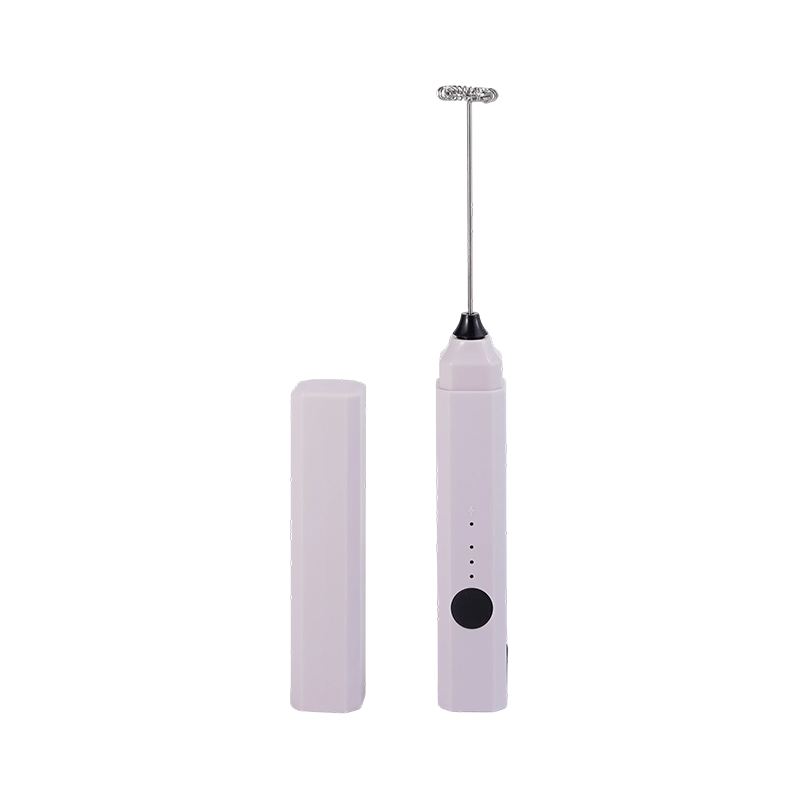 Lightweight portable egg beater milk frother